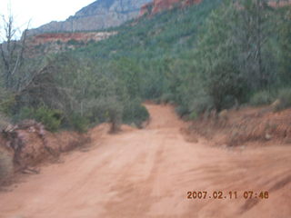 2026 62b. Sedona -- drive to Secret Canyon hike