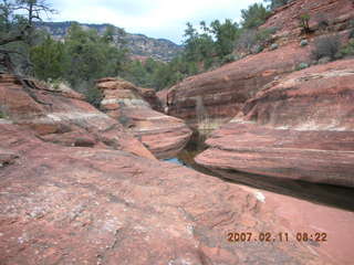 Sedona -- Secret Canyon hike -- slot canyon