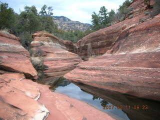 Sedona -- Secret Canyon hike -- slot canyon