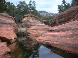 Sedona -- Secret Canyon hike -- trailhead map