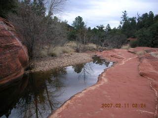 Sedona -- Secret Canyon hike -- slot canyon