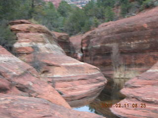 Sedona -- Secret Canyon hike -- slot canyon