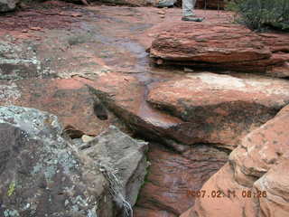 Sedona -- Secret Canyon hike -- slot canyon