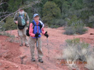 Sedona -- Secret Canyon hike -- Jim and Gini