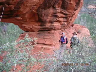 Sedona -- Secret Canyon hike -- even-more-secret arch