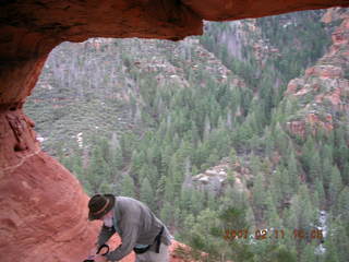 Sedona -- Secret Canyon hike -- even-more-secret arch