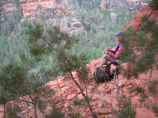 Sedona -- Secret Canyon hike -- even-more-secret arch