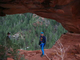 Sedona -- Secret Canyon hike -- even-more-secret arch