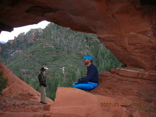 Sedona -- Secret Canyon hike -- even-more-secret arch