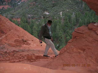 Sedona -- Secret Canyon hike -- even-more-secret arch