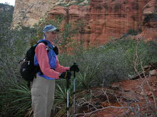 Sedona -- Secret Canyon hike -- even-more-secret arch