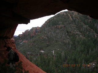 Sedona -- Secret Canyon hike -- even-more-secret arch