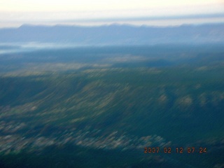 aerial -- Sedona around sunrise