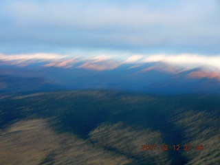 aerial -- clouds over the pass