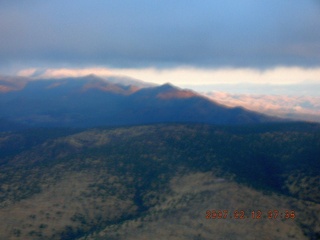 aerial -- Sedona around sunrise