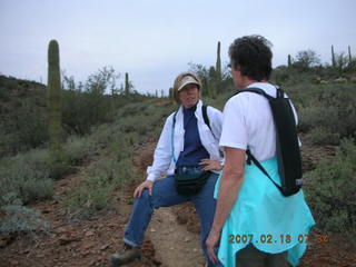 2241 62j. Cave Creek hike -- Beth, Bev