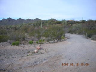 2250 62j. Cave Creek run -- driveway