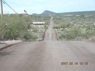 2257 62j. Cave Creek run -- road