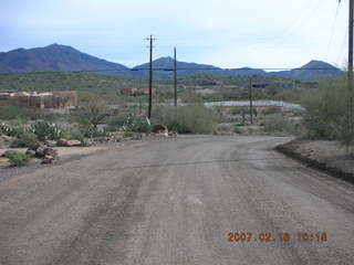 2259 62j. Cave Creek run -- road