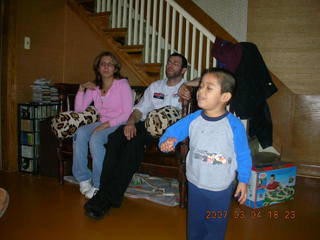 276 634. Gaby's fourth birthday - Jenny, Eric, Gaby