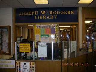 Cheltenham High School math talks - Joseph W. Rodgers Library