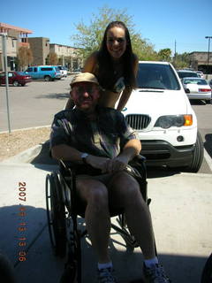 Heart Attack Grill - waitress - Adam in wheelchair