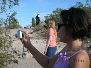 Camelback Hike - MK, Katiane taking a picture
