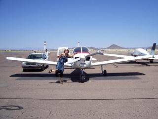 Katiane and N4372J at Deer Valley Airport (DVT)