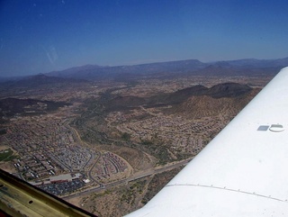 aerial around Phoenix from n4372j