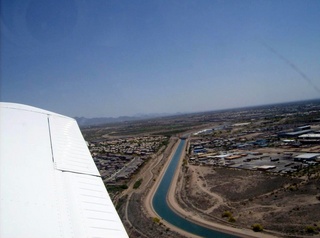 aerial around Phoenix canal from n4372j