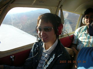 Jack and Anirban flying in N4372J