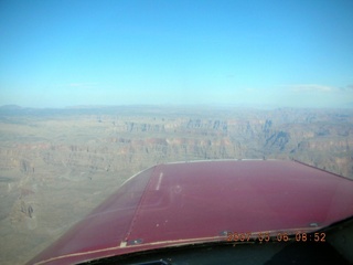 705 656. aerial Grand Canyon over the nose N4372J