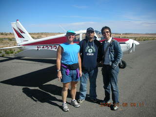 N4372J, Adam, Anirban, Jack at Grand Canyon West (1G4)