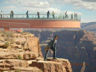 14 656. Jack and Skywalk at Grand Canyon West