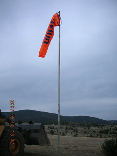 Young -- Chapman Ranch Airport - new wind sock