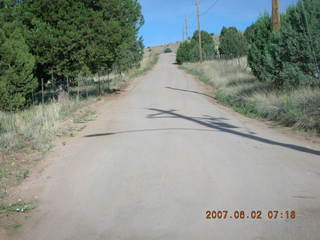 Young - run to Chapman Ranch - horses, sign