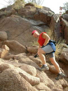 Camelback Hike - Echo Canyon side - Adam