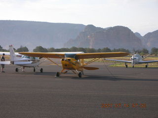 Piper Cub at Sedona Airport (SEZ)