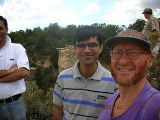 Grand Canyon view - Sudhir and Adam