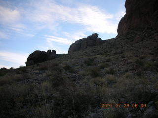 aerial -- Flatiron in the Superstition Mountains