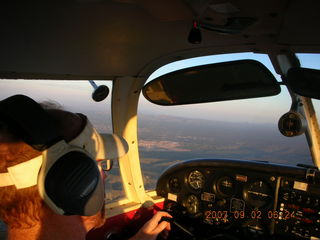 Adam flying to Bagdad