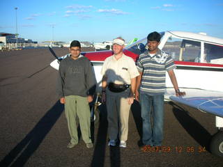 Deepesh, Adam, Sudhakar, and N4372J