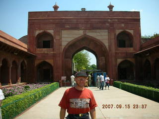 43 69e. Taj Mahal entrance - Adam