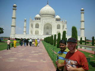 59 69e. Taj Mahal pool, main building - Ani, Adam