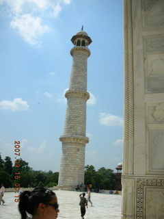 Taj Mahal spire