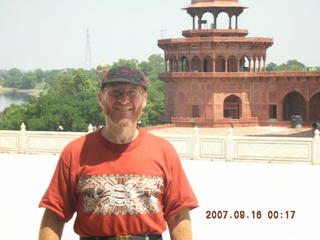 Taj Mahal spire - Adam