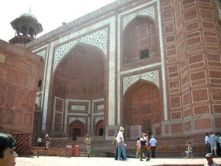 Taj Mahal wall area