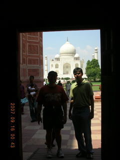 169 69e. Taj Mahal entrance - Adam, Sudhir