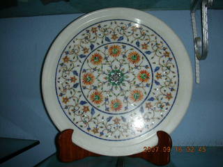 203 69e. Agra - inlaid-marble table