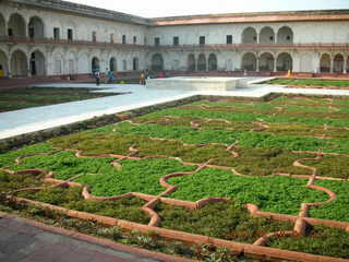 Agra Fort - garden